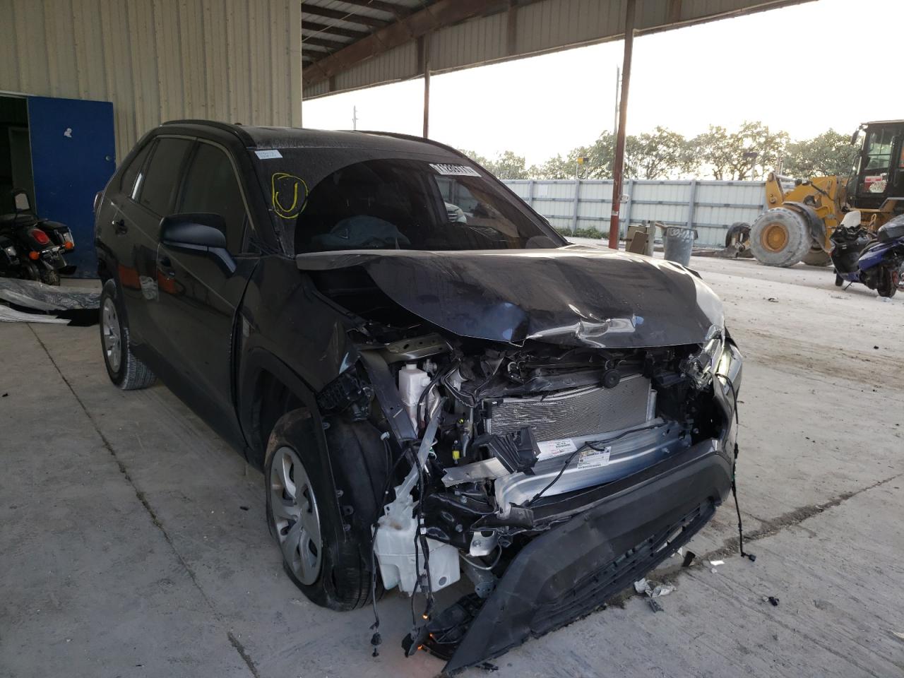 TOYOTA RAV4 LE 2021 with VIN 2T3H1RFV3MC104430 - Photo from auction