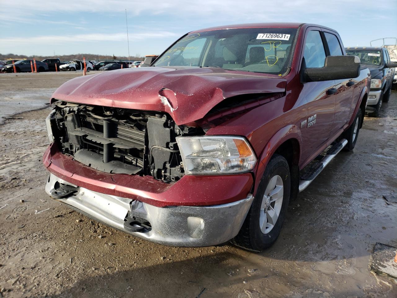 Photo 2 from auction – 2015 RAM 1500 SLT with VIN 1C6RR7TT9FS577044