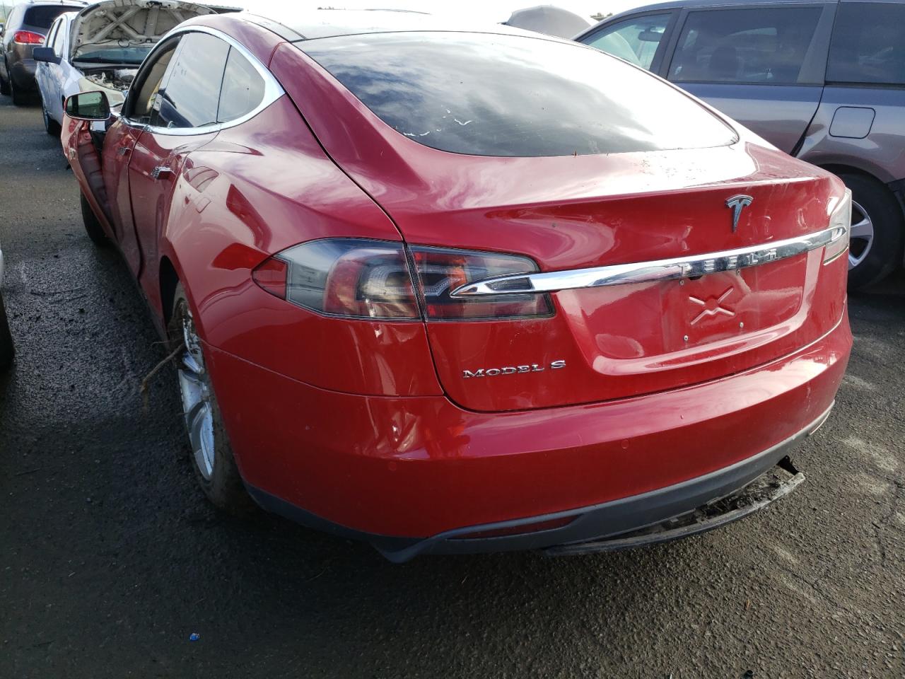 Photo 3 from auction – 2015 TESLA MODEL S with VIN 5YJSA1E19FF103389