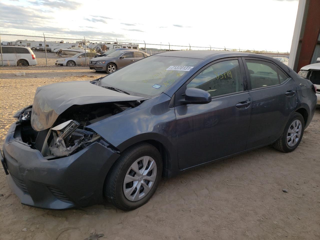 Photo 2 from auction – 2016 TOYOTA COROLLA L with VIN 2T1BURHE2GC481645