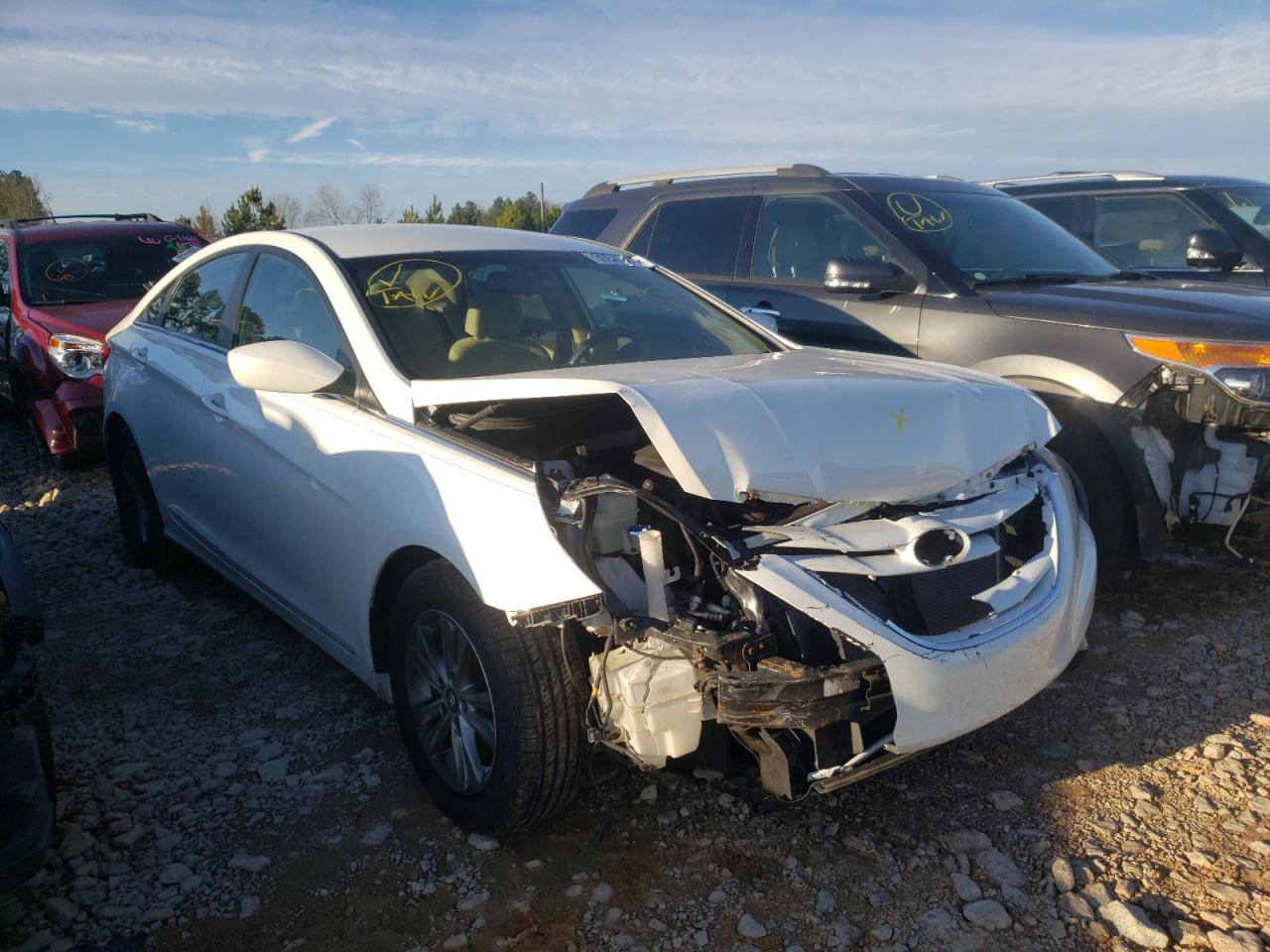 HYUNDAI SONATA GLS 2013 with VIN 5NPEB4AC4DH703917 - Photo from auction