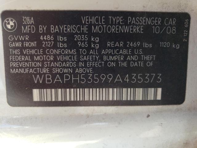 Photo 10 from auction – 2009 BMW 328 I SULE with VIN WBAPH53599A435373