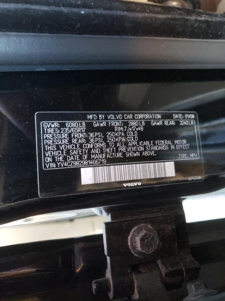 Photo 10 from auction – 2008 VOLVO XC90 3.2 with VIN YV4CZ982981466719
