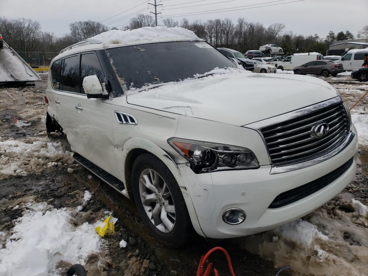 INFINITI QX56 2012 with VIN JN8AZ2NF6C9517200 - Photo from auction