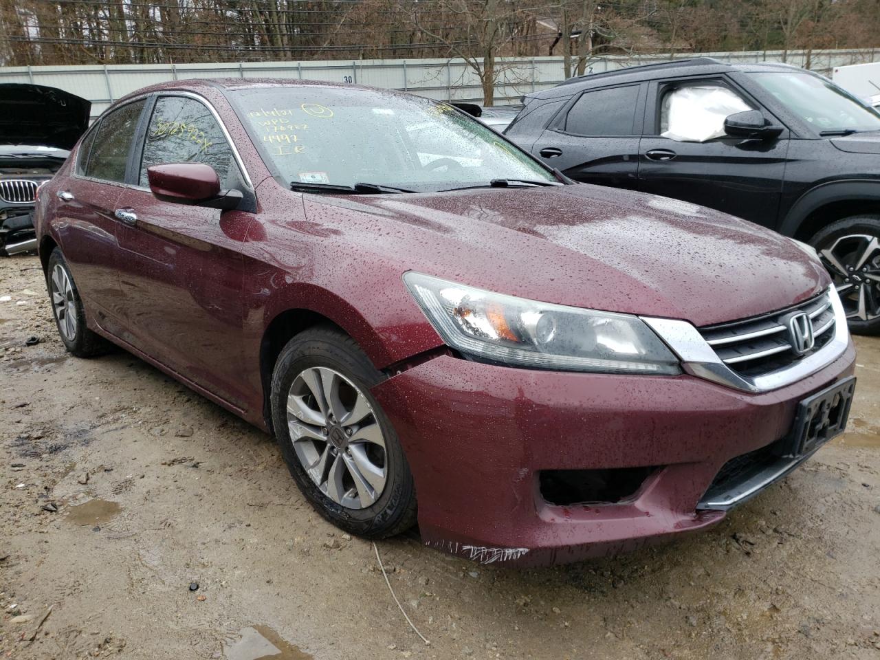 HONDA ACCORD LX 2015 with VIN 1HGCR2F3XFA014492 - Photo from auction