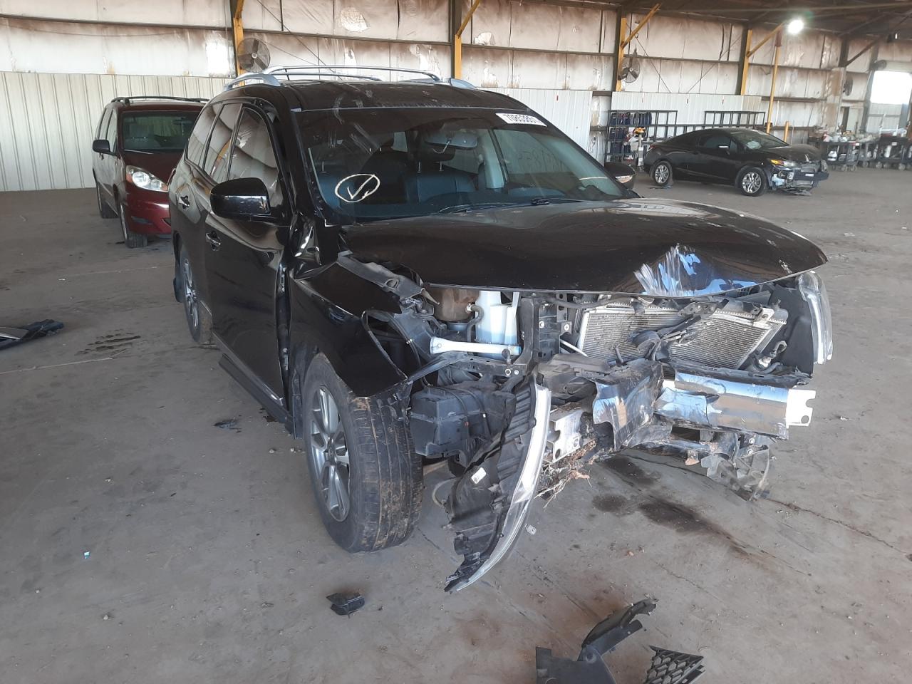 NISSAN PATHFINDER 2014 with VIN 5N1AR2MNXEC602899 - Photo from auction