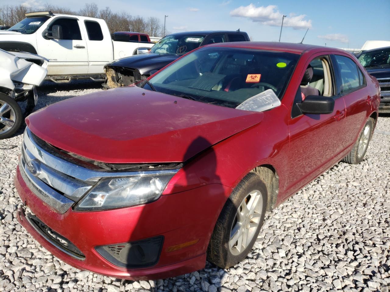 Photo 2 from auction – 2012 FORD FUSION S with VIN 3FAHP0GA3CR392768