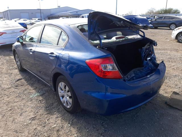 Photo 3 from auction – 2012 HONDA CIVIC LX with VIN 19XFB2F58CE349387