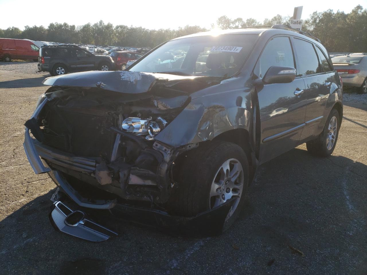 Photo 2 from auction – 2009 ACURA MDX TECHNO with VIN 2HNYD28459H513841