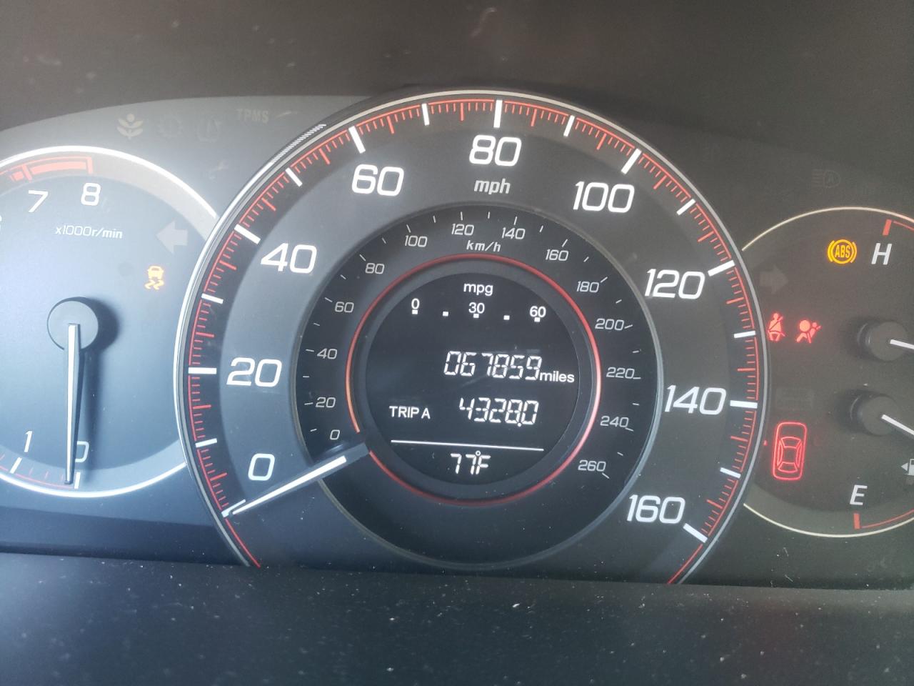 Photo 8 from auction – 2014 HONDA ACCORD SPO with VIN 1HGCR2E54EA023819