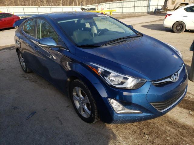 HYUNDAI ELANTRA SE 2016 with VIN KMHDH4AE1GU557526 - Photo from auction
