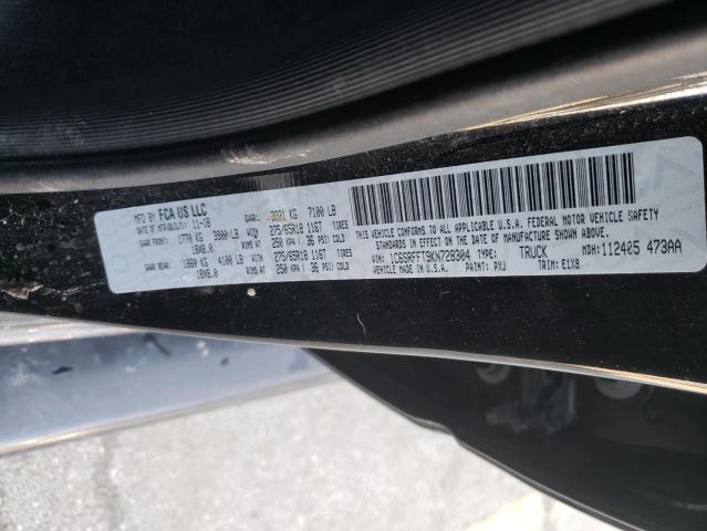 Photo 10 from auction – 2019 RAM 1500 BIG H with VIN 1C6SRFFT9KN728304