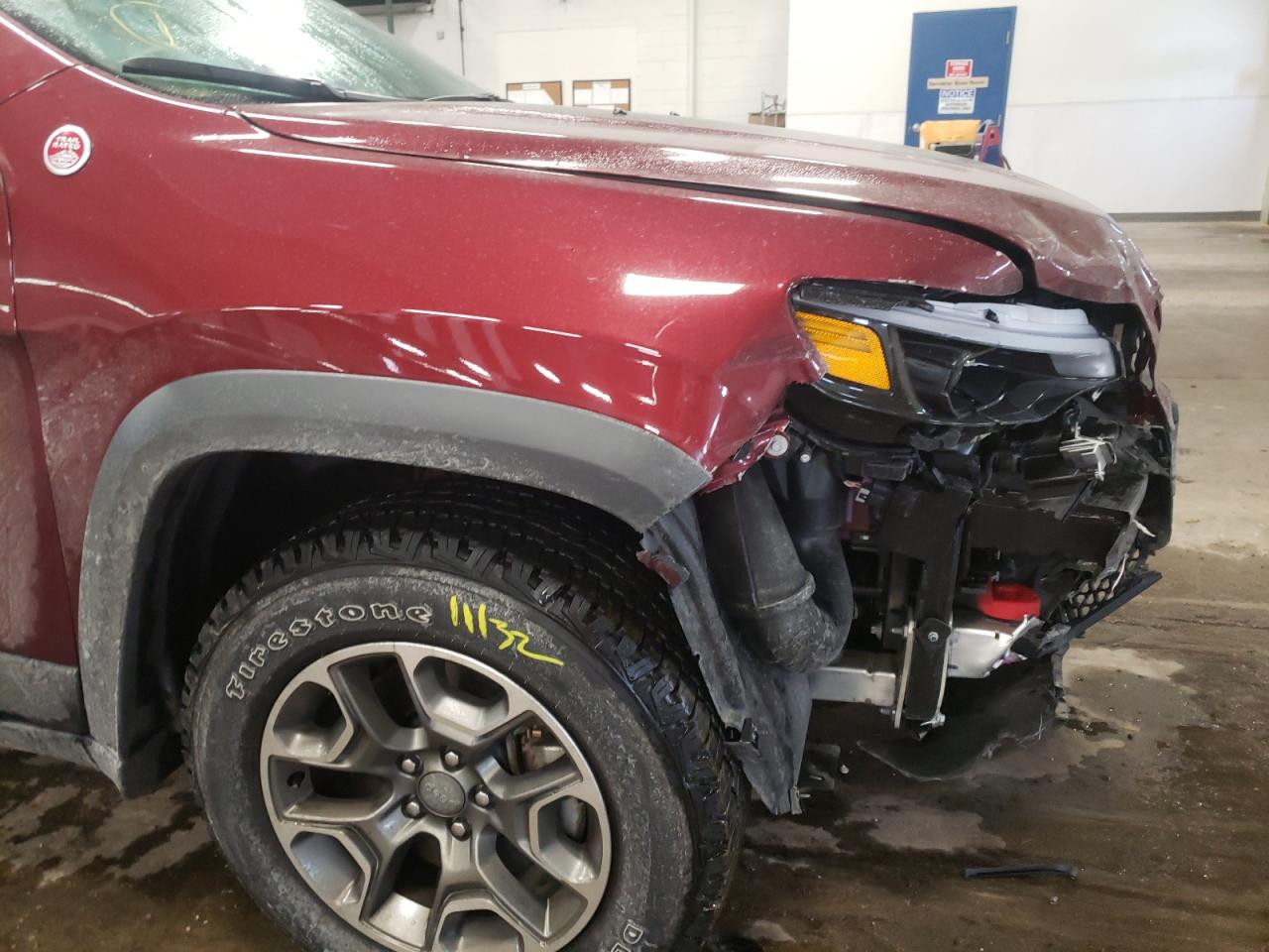 Photo 9 from auction – 2020 JEEP CHEROKEE T with VIN 1C4PJMBN1LD549733