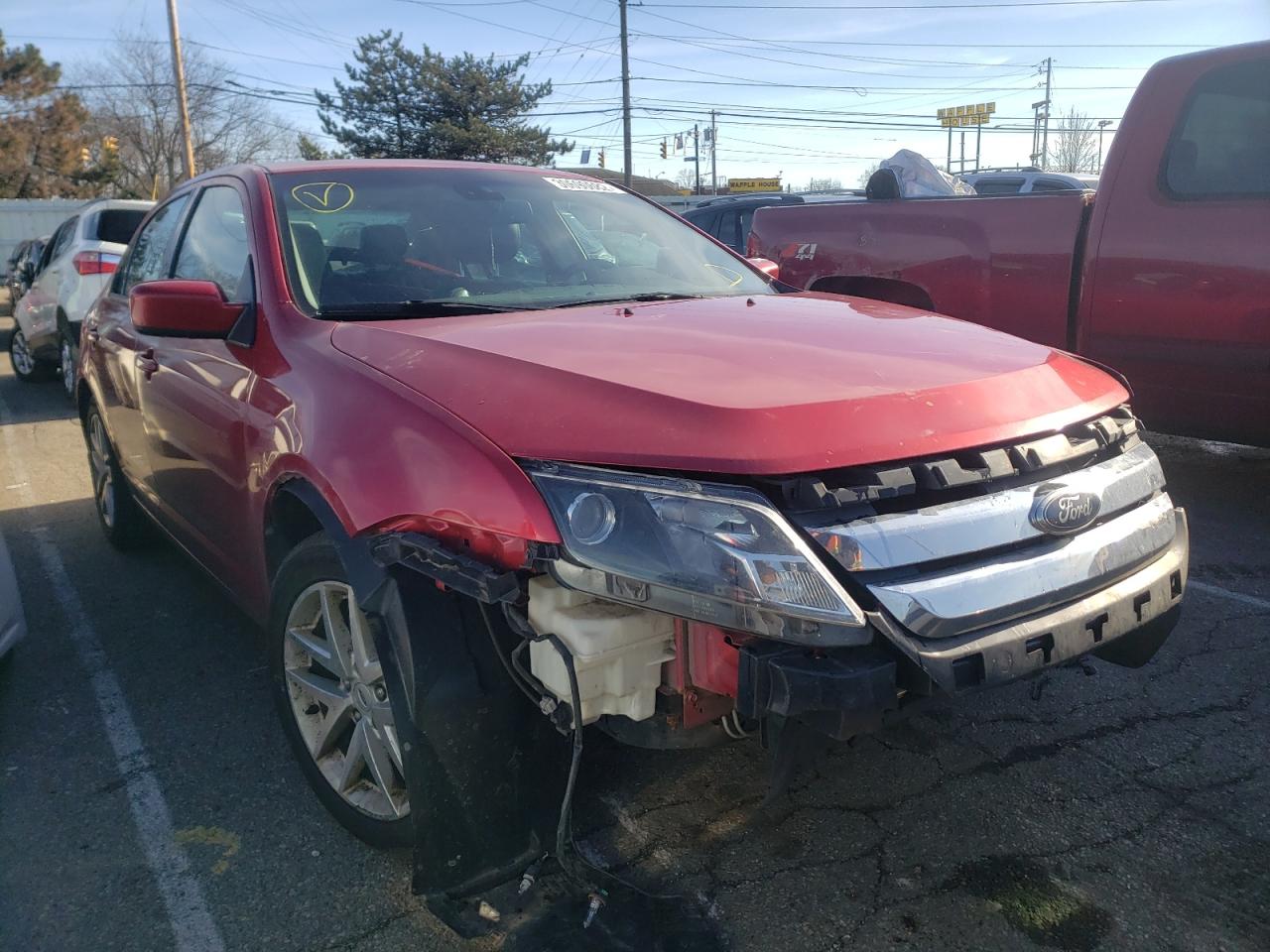 FORD FUSION SEL 2012 with VIN 3FAHP0JA1CR156063 - Photo from auction