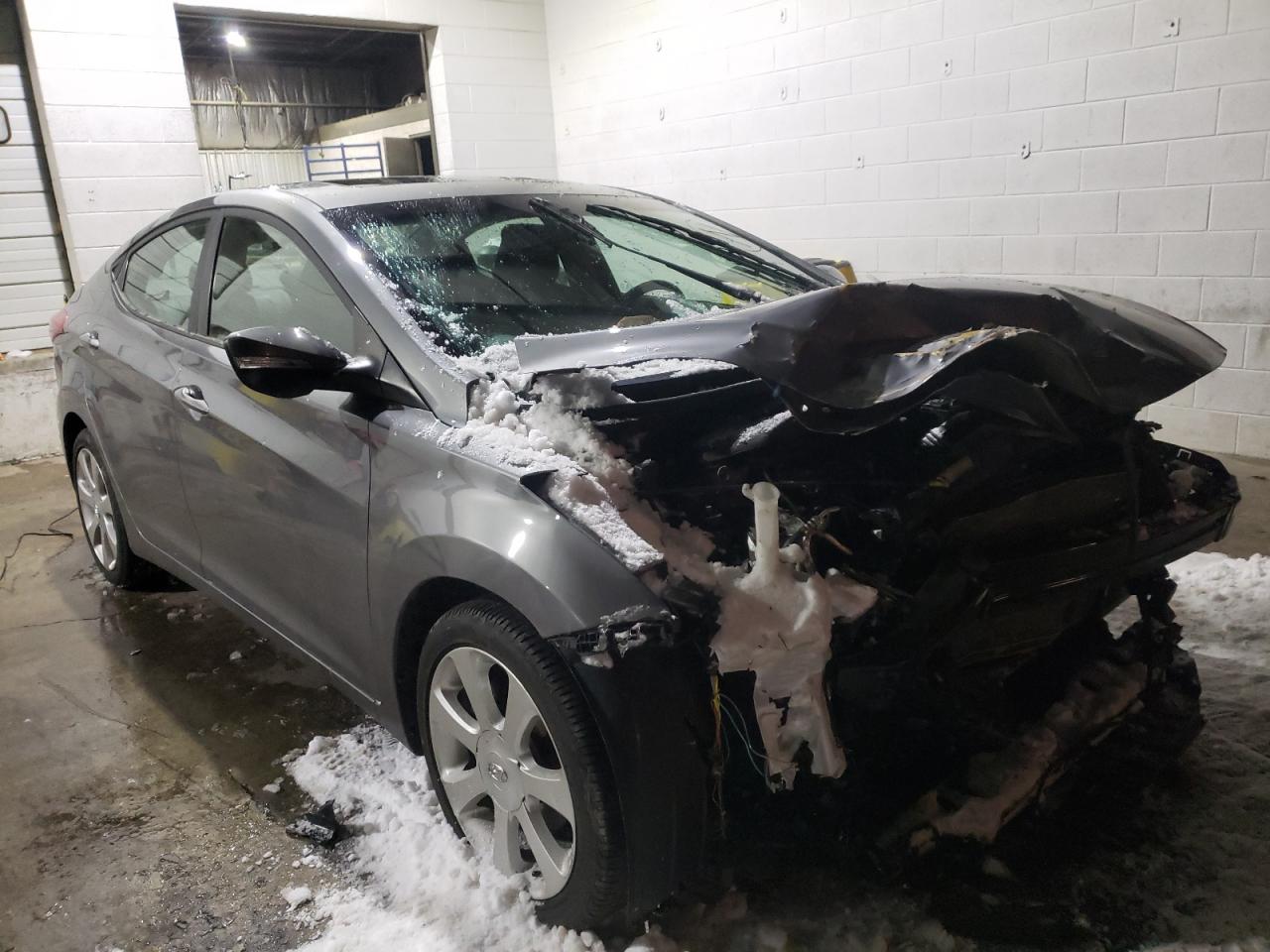 HYUNDAI ELANTRA GL 2012 with VIN 5NPDH4AE9CH120253 - Photo from auction