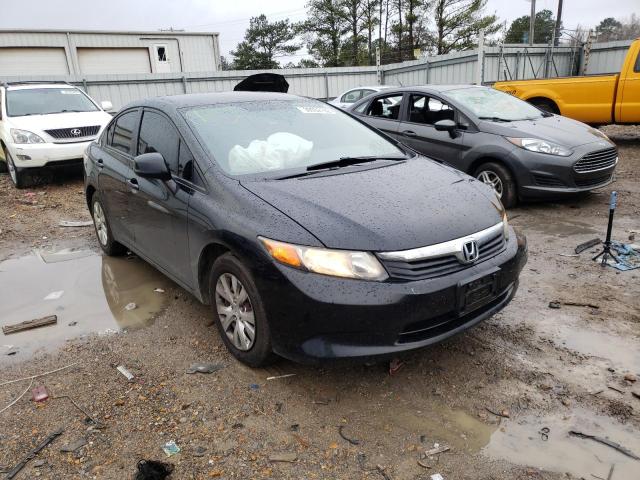 HONDA CIVIC LX 2012 with VIN 19XFB2F56CE039707 - Photo from auction