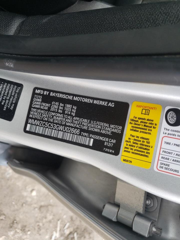 Photo 10 from auction – 2016 MINI COOPER S C with VIN WMWZC5C53GWU02666