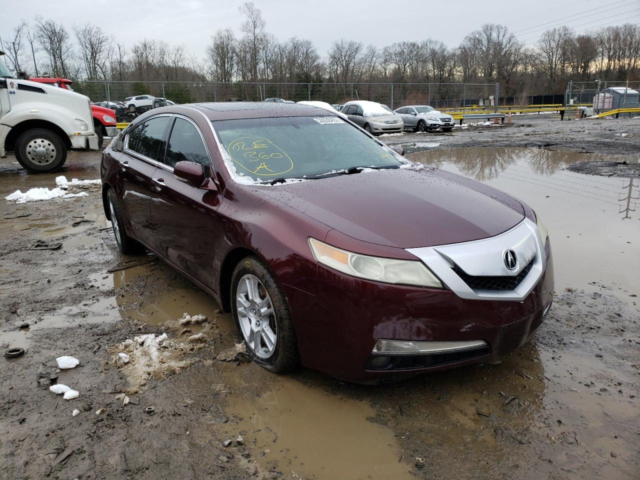 ACURA TL 2010 with VIN 19UUA8F5XAA005039 - Photo from auction