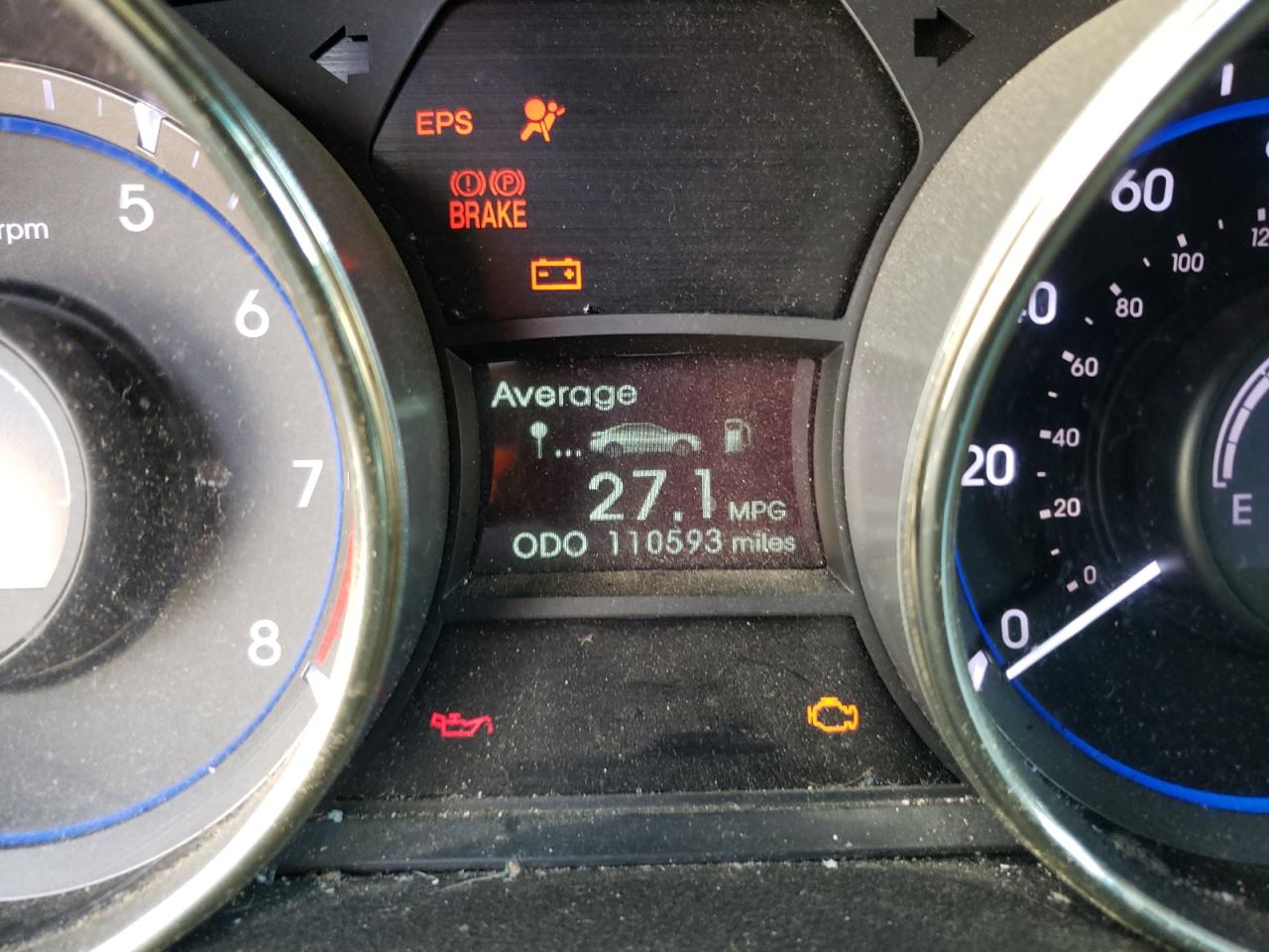 Photo 8 from auction – 2012 HYUNDAI SONATA GLS with VIN 5NPEB4AC8CH419575