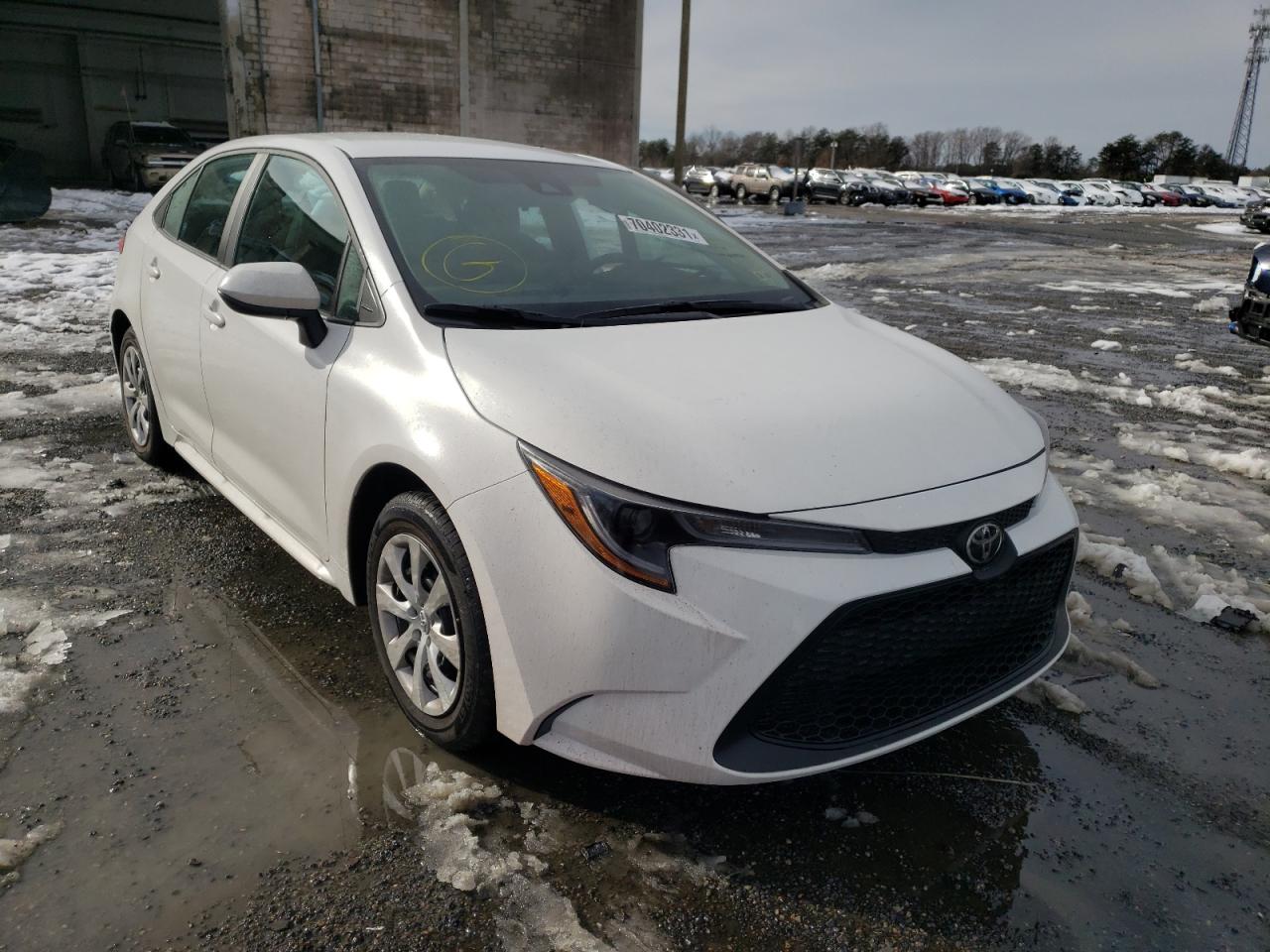 TOYOTA COROLLA LE 2022 with VIN 5YFEPMAE9NP282249 - Photo from auction