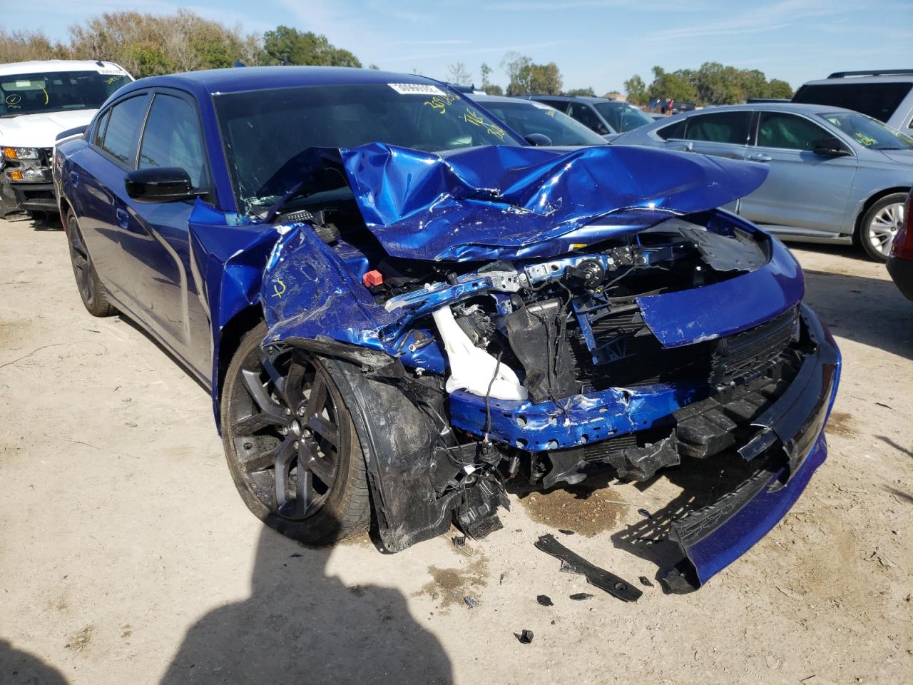 DODGE CHARGER SX 2021 with VIN 2C3CDXBG3MH603910 - Photo from auction