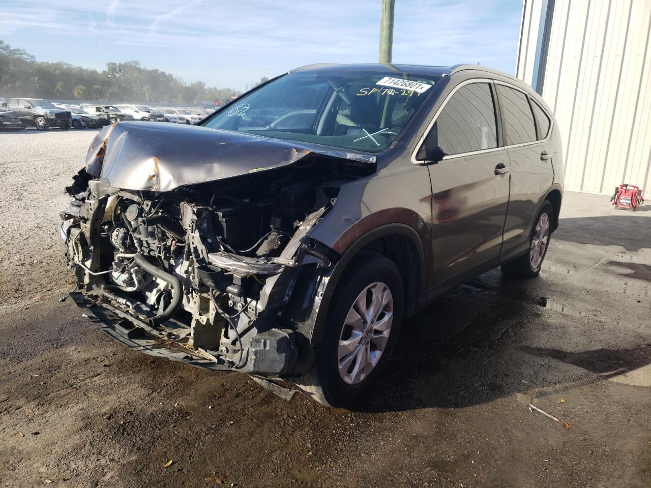 Photo 2 from auction – 2012 HONDA CR-V EXL with VIN 5J6RM3H73CL004846