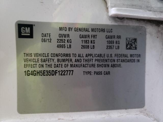 Photo 10 from auction – 2013 BUICK LACROSSE P with VIN 1G4GH5E35DF122777