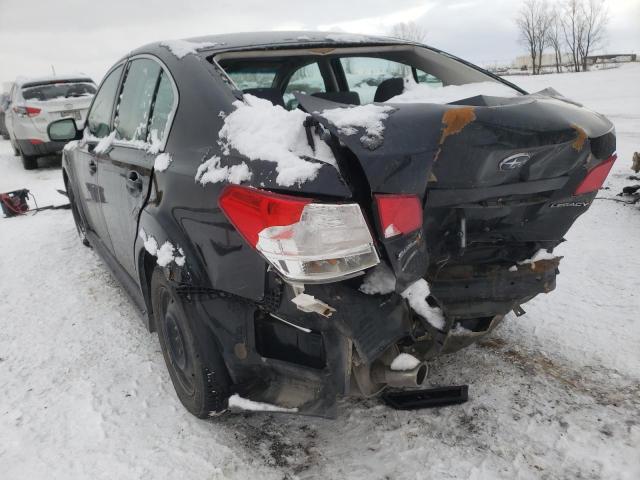 Photo 3 from auction – 2011 SUBARU LEGACY 2.5 with VIN 4S3BMGB61B3249156