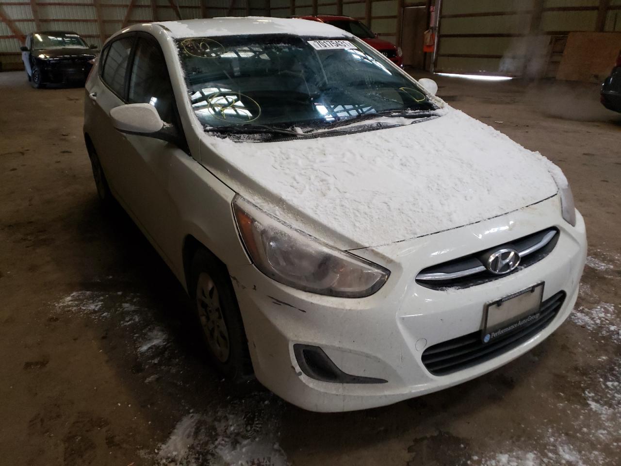 HYUNDAI ACCENT SE 2016 with VIN KMHCT5AEXGU255779 - Photo from auction