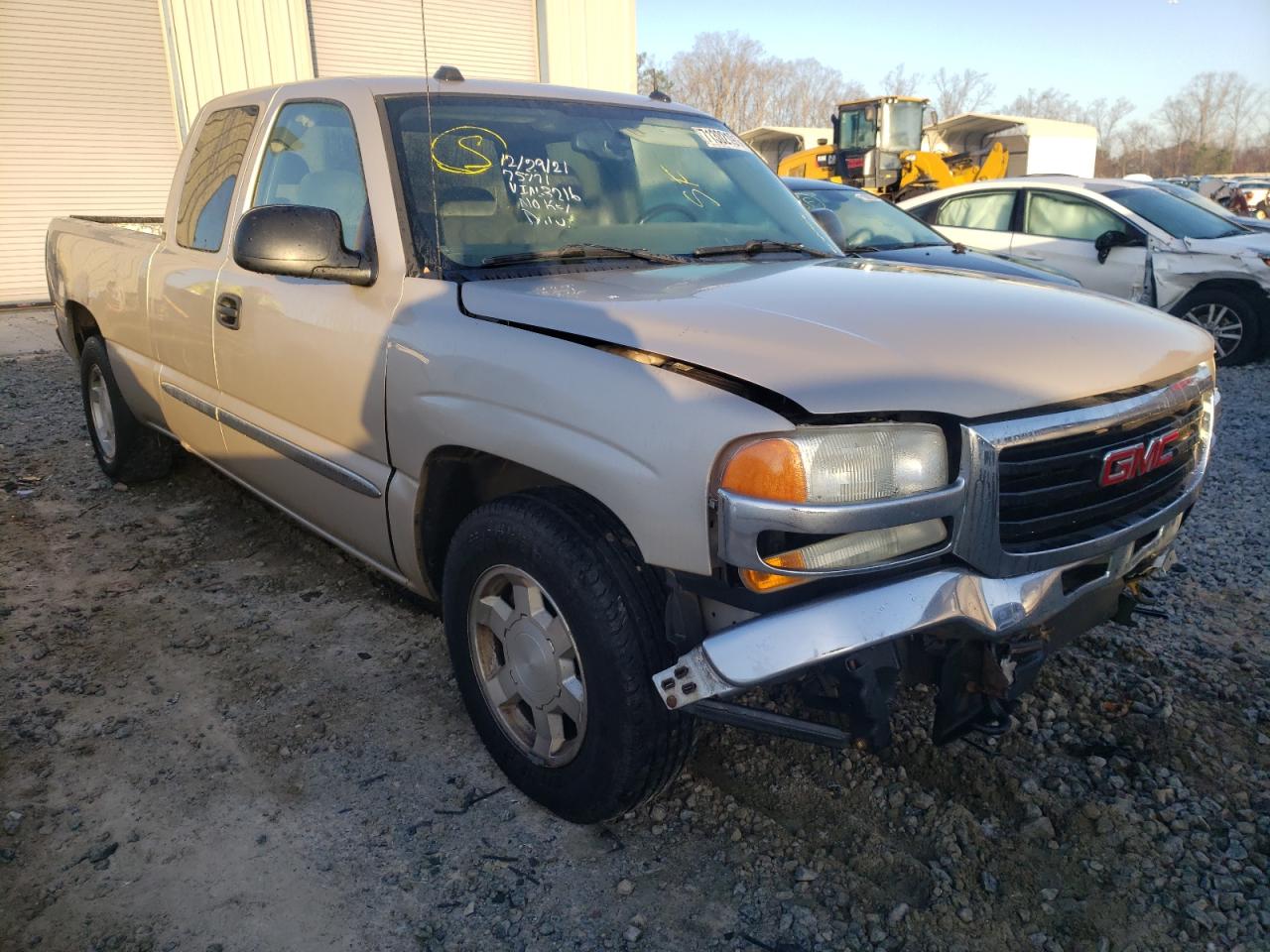 GMC NEW SIERRA 2005 with VIN 1GTEC19TX5Z183216 - Photo from auction