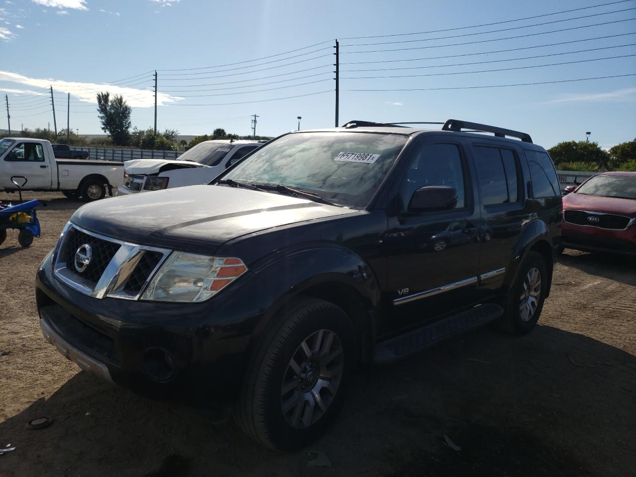 Photo 2 from auction – 2008 NISSAN PATHFINDER with VIN 5N1BR18A08C623349