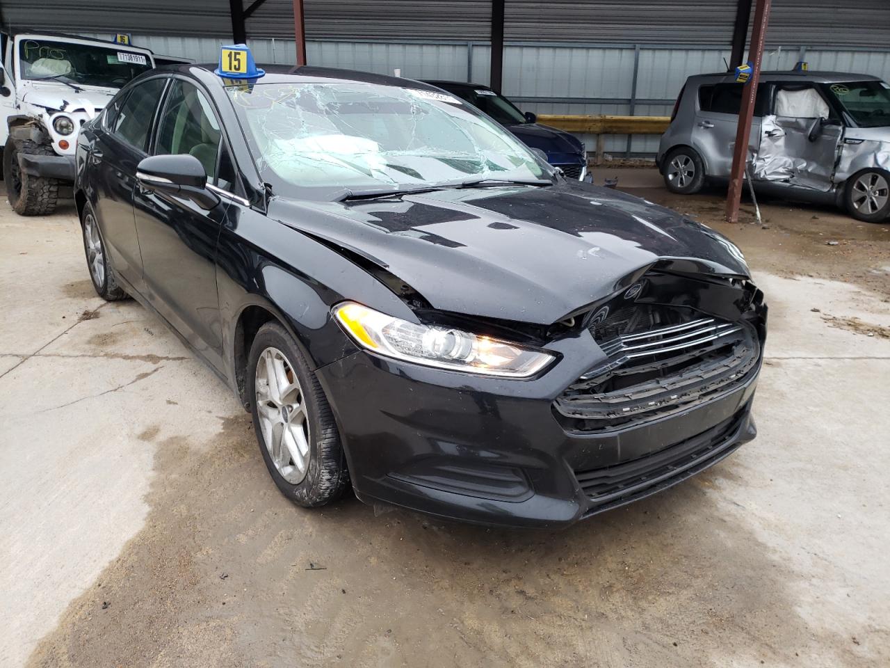 FORD FUSION SE 2016 with VIN 3FA6P0H74GR177268 - Photo from auction