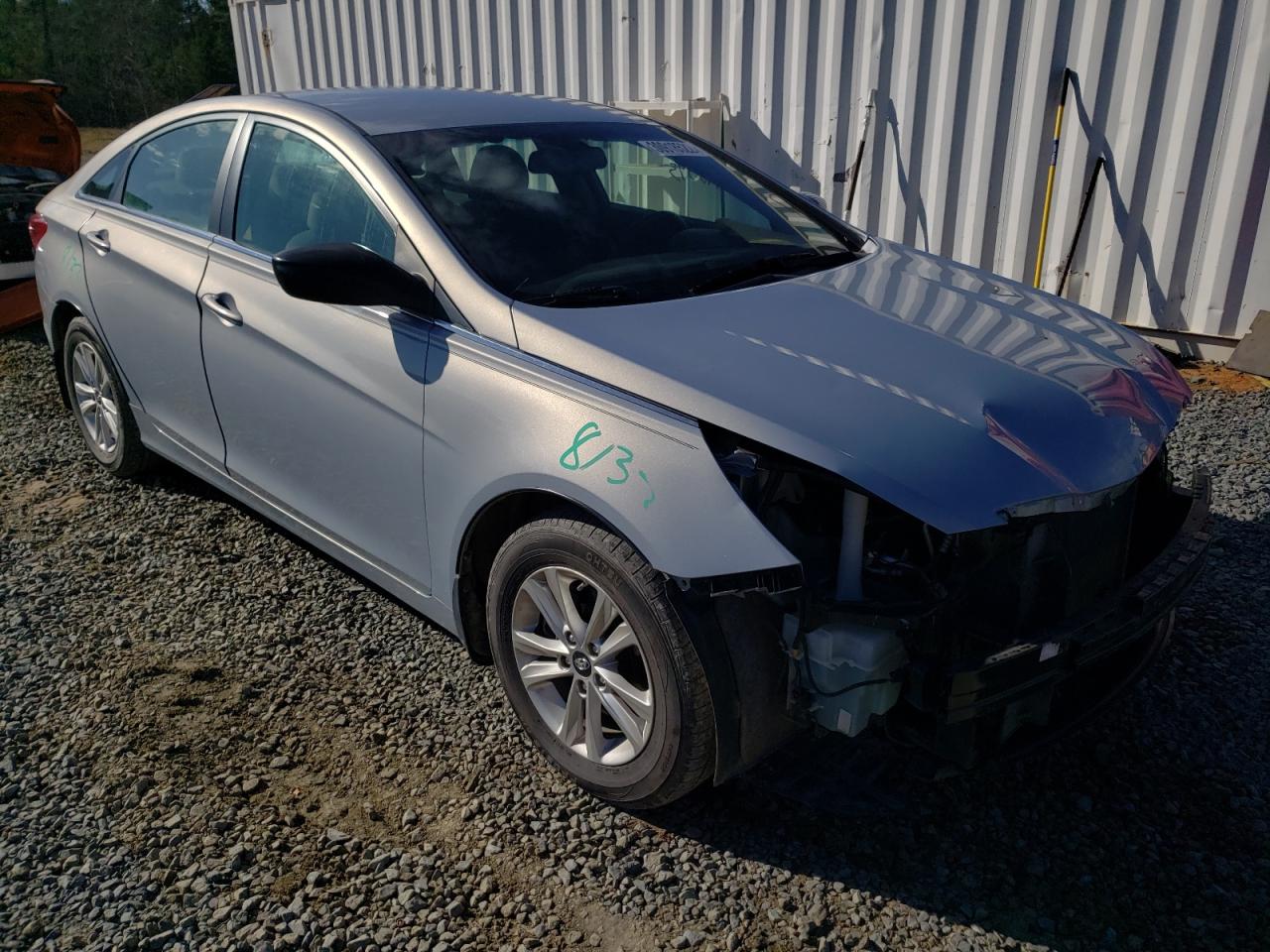 HYUNDAI SONATA GLS 2012 with VIN 5NPEB4AC8CH419575 - Photo from auction