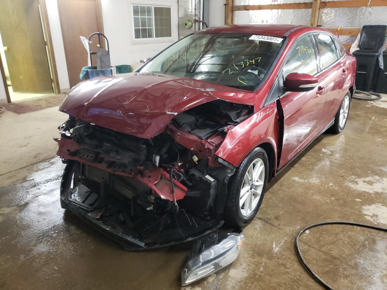 Photo 2 from auction – 2015 FORD FOCUS SE with VIN 1FADP3F2XFL213347