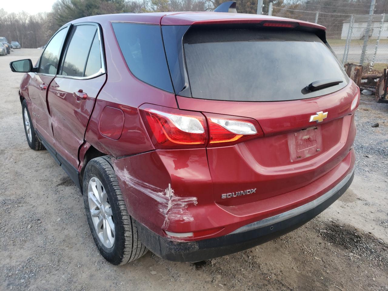 Photo 3 from auction – 2018 CHEVROLET EQUINOX LT with VIN 3GNAXJEV1JS621744