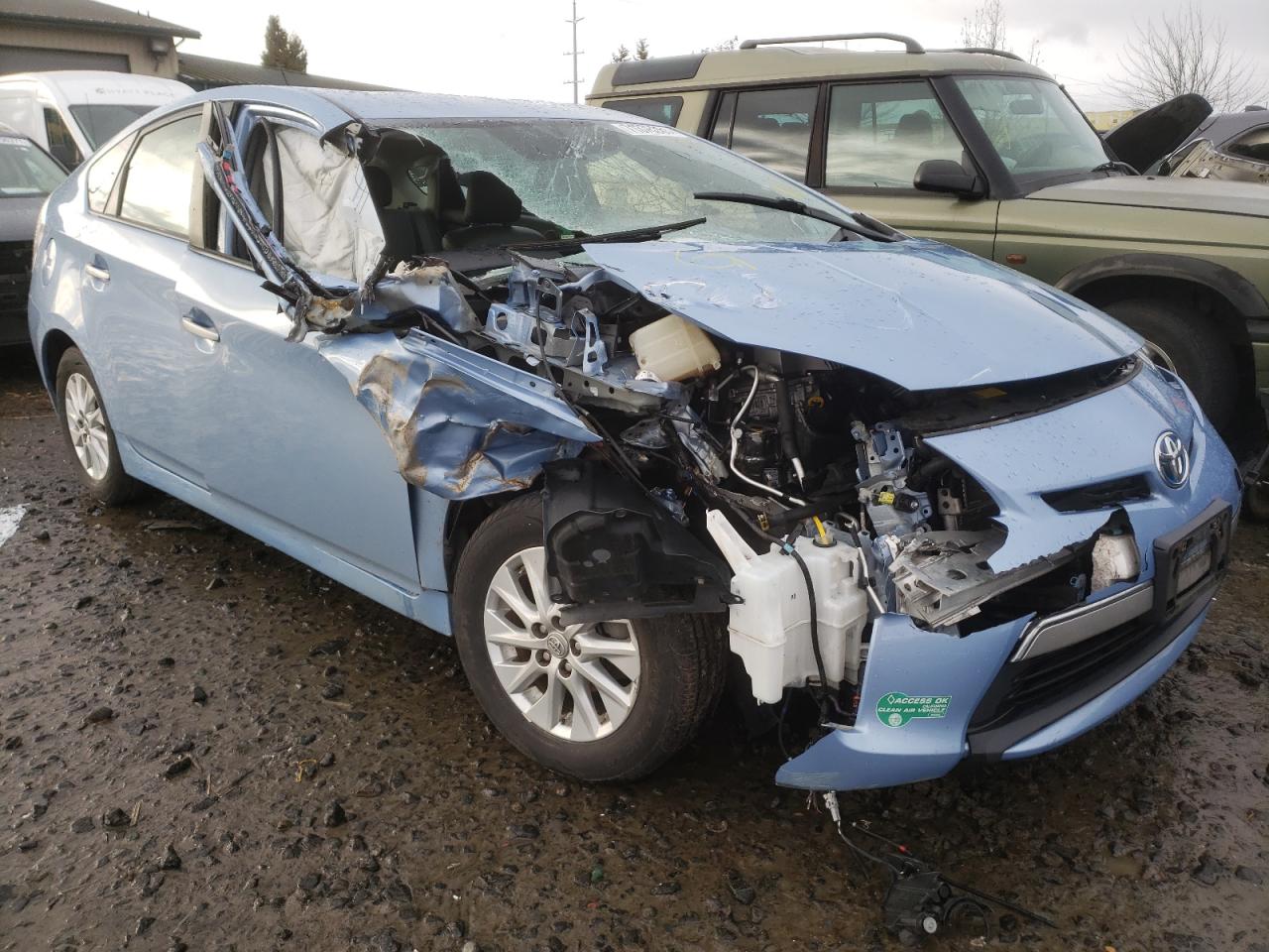 TOYOTA PRIUS PLUG 2014 with VIN JTDKN3DP9E3056706 - Photo from auction
