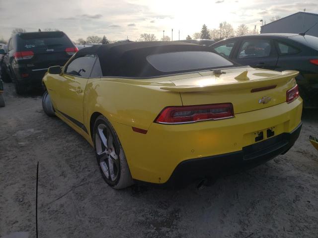 Photo 3 from auction – 2015 CHEVROLET CAMARO LT with VIN 2G1FD3D32F9292066