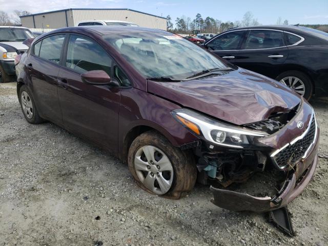KIA FORTE LX 2018 with VIN 3KPFK4A79JE267864 - Photo from auction