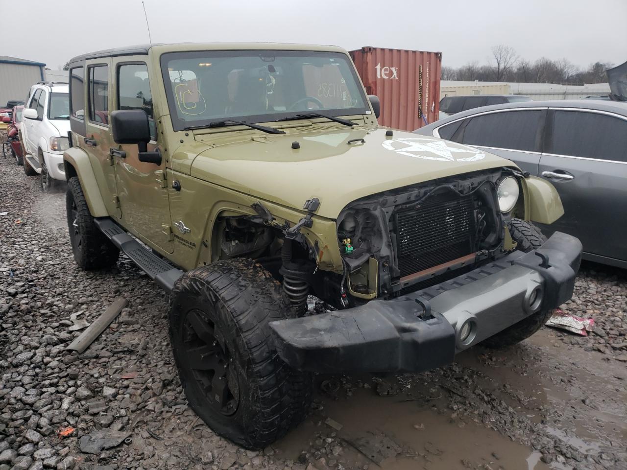 JEEP WRANGLER U 2013 with VIN 1C4HJWDG7DL565277 - Photo from auction