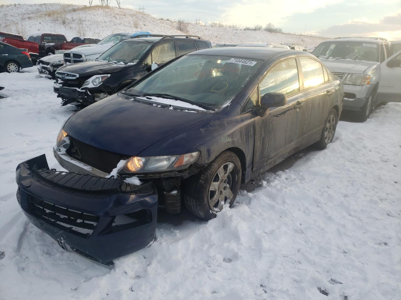 Photo 2 from auction – 2009 HONDA CIVIC LX with VIN 19XFA16549E028257