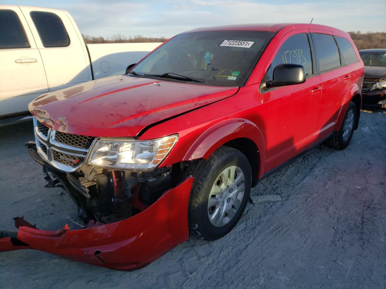 Foto 2 de la subasta – 2014 DODGE JOURNEY SE con VIN 3C4PDCAB4ET165550