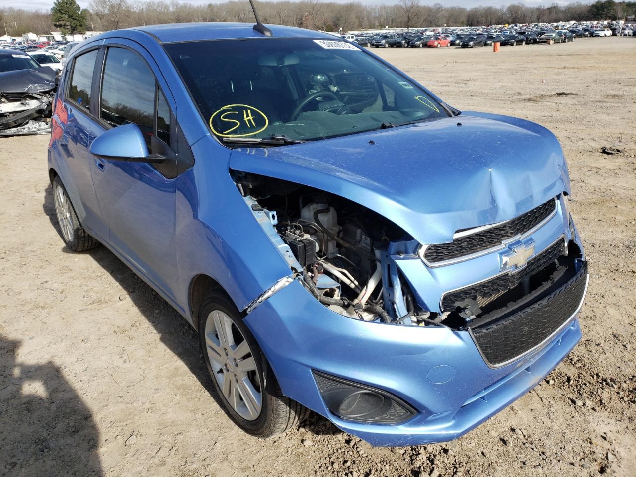 CHEVROLET SPARK 1LT 2014 with VIN KL8CD6S93EC591584 - Photo from auction