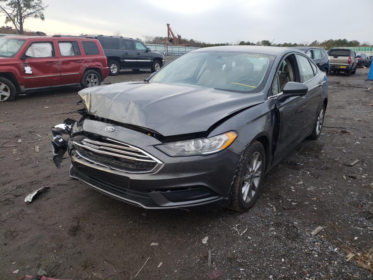 Photo 2 from auction – 2017 FORD FUSION SE with VIN 3FA6P0H72HR344339