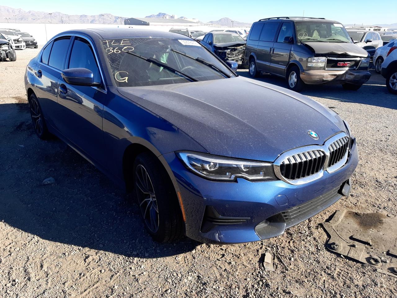 BMW 330I 2021 with VIN 3MW5R1J07M8C21295 - Photo from auction