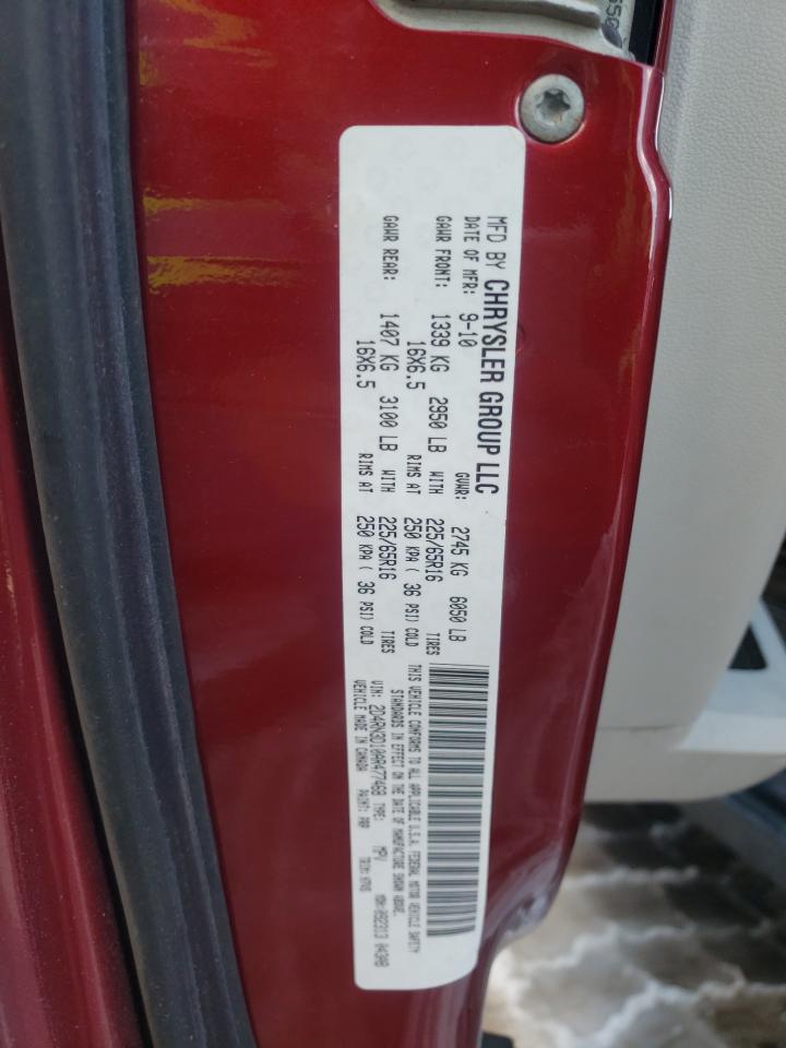 Photo 10 from auction – 2010 DODGE GRAND CARA with VIN 2D4RN3D10AR477468