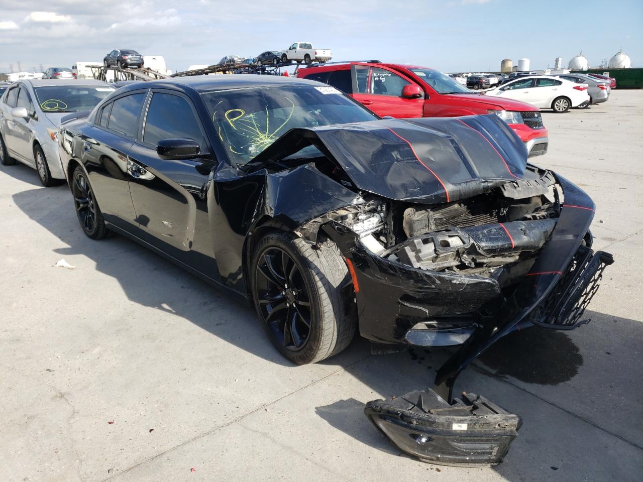 DODGE CHARGER SE 2016 with VIN 2C3CDXBG7GH340082 - Photo from auction