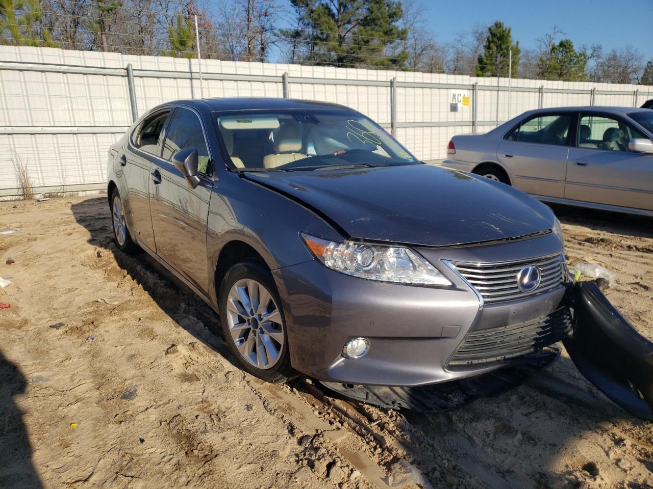LEXUS ES 300H 2013 with VIN JTHBW1GG7D2012428 - Photo from auction