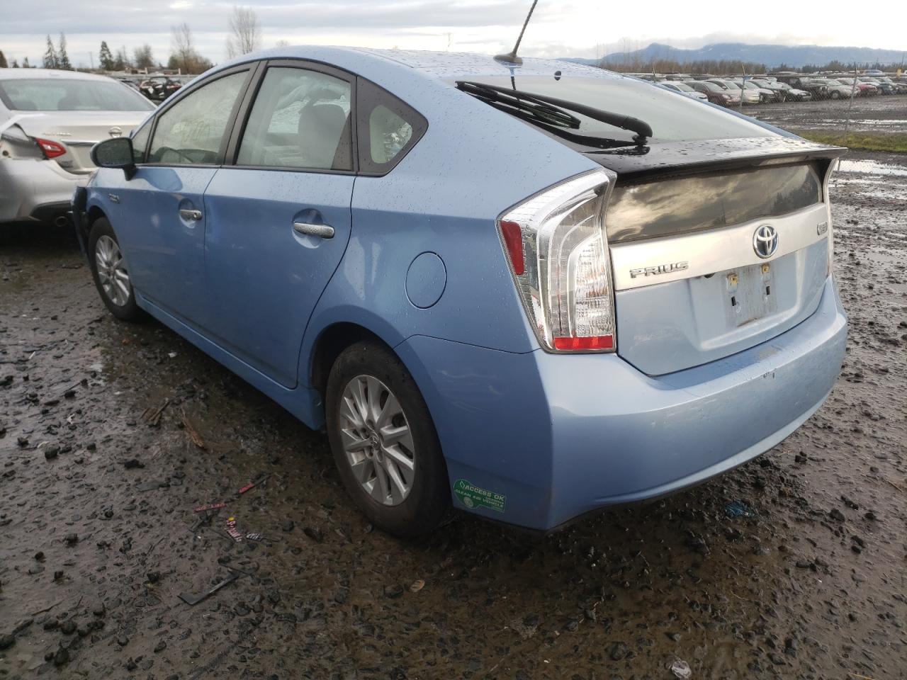 Photo 3 from auction – 2014 TOYOTA PRIUS PLUG with VIN JTDKN3DP9E3056706