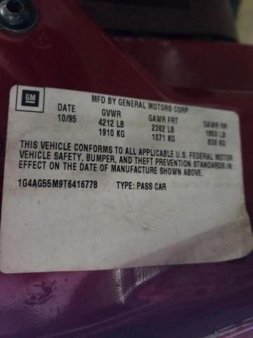 Photo 10 from auction – 1996 BUICK CENTURY SP with VIN 1G4AG55M9T6416778