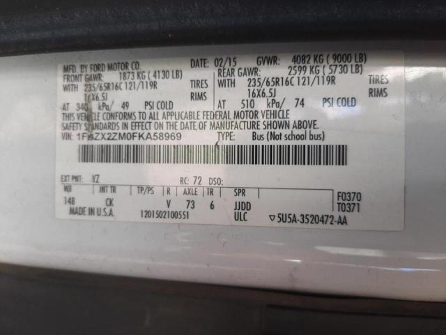 Photo 10 from auction – 2015 FORD TRANSIT T- with VIN 1FBZX2ZM0FKA58969